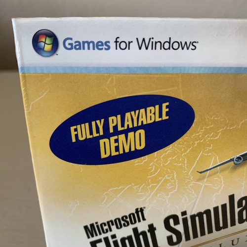 Microsoft Flight Simulator X Deluxe Edition PC DVD DEMO SEALED Rare Promo 2006 - Picture 3 of 12