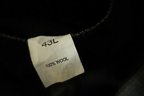 Jos. A. Bank Black Gray Tweed Wool Sports Coat Jacket Men's Size 42L 42 L - Picture 3 of 8