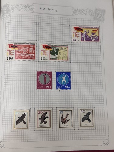 NICE WORLDWIDE STAMP COLLECTION IN RED CLASSIC BARCLAY ALBUM MINT + USED - 第 12/24 張圖片