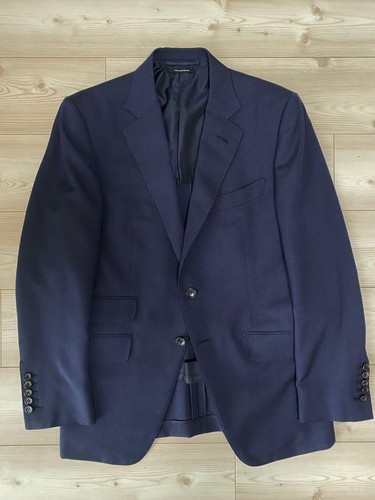 TOM FORD single tailored jacket in navy, size 48 wool, mohair
