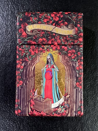 Santa Muerte book of the dead TAROT CARDS deck w/ book Fabio Listrani occult - Picture 2 of 8