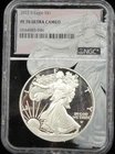 2020-S Proof $1 American Silver Eagle NGC PF 70 Ultra Cameo 1oz .999 Fine Silver