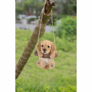 Hanging Golden Retriever Puppy Dog Life Like Figurine Statue Home Image Is Loading Hanging Golden Retriever Puppy Dog Life Like Figurine