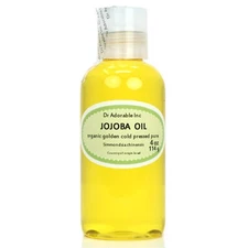 4 oz JOJOBA OIL by Dr.Adorable Unrefined Golden 100% Pure Organic Free Shipping!