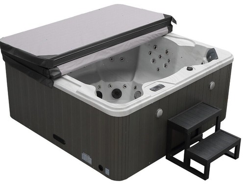 HOT TUB REFRESH+ 6 SEAT LUXURY CANADIAN GECKO 32AMP SPA LIGHT MUSIC EX DEMO - Picture 6 of 12