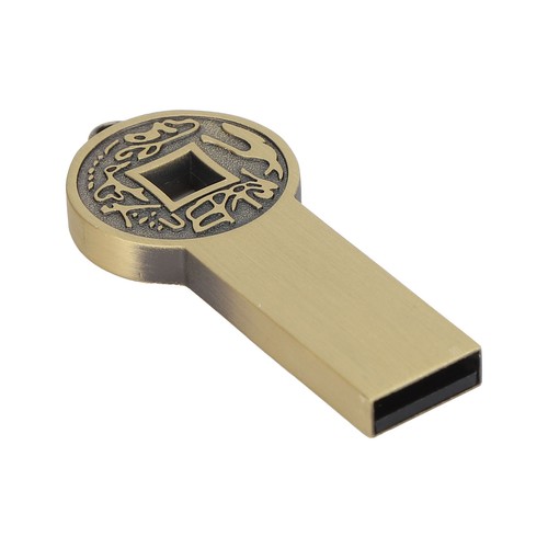 USB Flash Drive 16GB/32G/64G/128G Thumb Metal 2.0 Portable Waterproof Metal Stor - Afbeelding 4 van 18