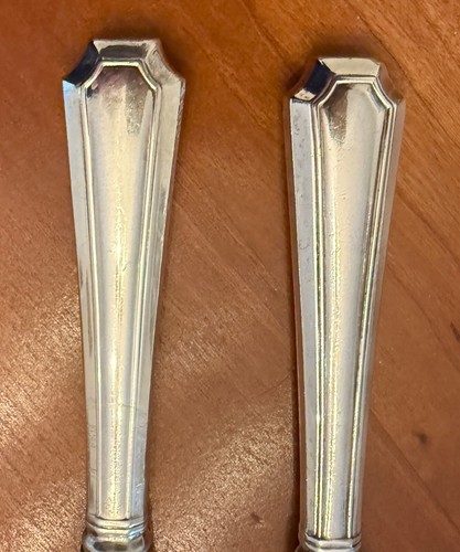 2 Gorham Sterling Handle FAIRFAX 8-3/4 Dinner Knives -New French & Modern-Silver - Picture 2 of 4