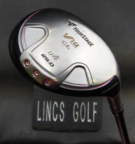 Bridgestone Tour Stage ViQ CL 25° 4 Hybrid Senior Graphite Shaft Tour Stage Grip - Picture 1 of 6