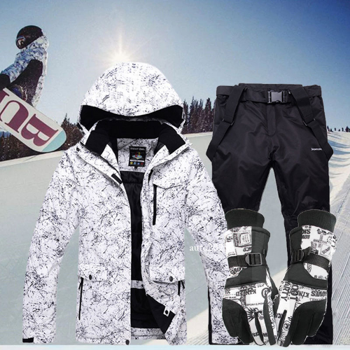 New Warm Ski Suit Men Women Windproof Skiing Snowboarding Jacket Pants Set - Picture 1 of 41