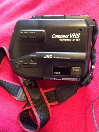 VINTAGE JVC GR-AX2 Compact VHS-C Video Movie Camera Camcorder - Picture 4 of 6