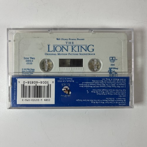 The Lion King Soundtrack Cassette (1994) Elton John, Hans Zimmer VG - Picture 2 of 11