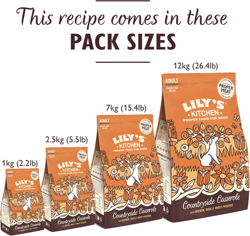 Lily's Kitchen Grain-Free Adult Dry Dog Food with Chicken & Duck 2.5kg - Picture 4 of 18