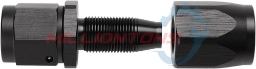 8PCs 6AN AN6 -6AN Straight Fuel Oil Hose End Fitting Swivel Aluminum Adapter - Foto 4 di 15