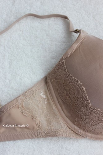 Nwt Natori 731085 "Divulgación" Convertible Escotado Contorno Acolchado, Beige - Picture 4 of 8