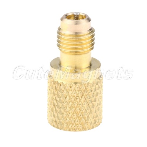 Brass Adapter Connects R12 Hose to R134A refrigerant tank Charging Hose Adapter - Picture 4 of 12