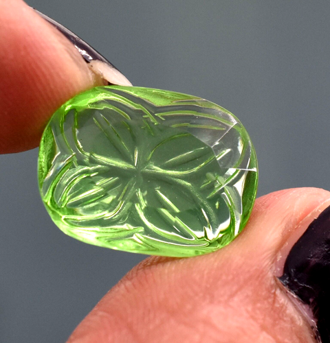 17x13 mm Natural Green Colombian Emerald Cushion Cut 9.50 Ct Loose Gemstone AAA - Picture 7 of 8