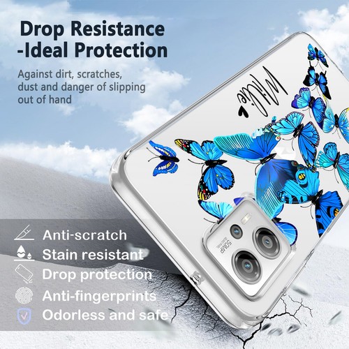 TPU Phone Case For Motorola Moto G Stylus 5G G Play G05 Print Personalised Cover - Picture 13 of 52