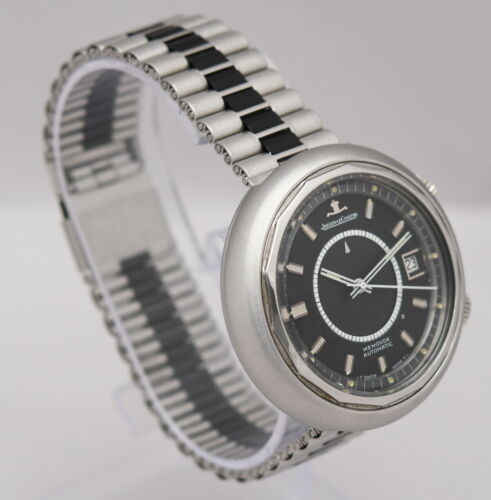 ¡ÚLTIMO! SOLO CORREA DE RELOJ NSA eslabones negros para alarma JLC Memovox Snowdrop SIN RELOJ - Imagen 2 de 8