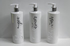 SILVER CHROME MRS HINCH INSPIRED BATHROOM DISPENSER BOTTLE 500ML REFILLABLE PUMP