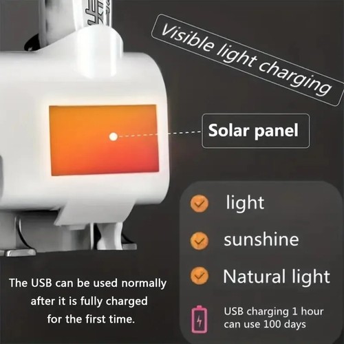 UV Sterilizer Toothbrush Holder Toothpaste Dispenser Solar Energy - Picture 3 of 24