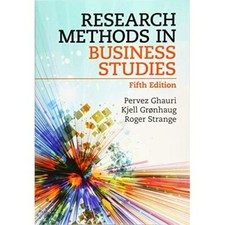 Research Methods Business Studies 5e Pervez Ghauri Kjell Grønhaug… 9781108708241