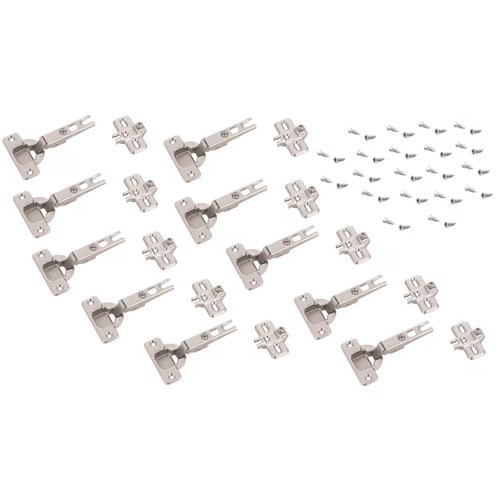 Nuevo 10pk Blum 4 1/2" x 2 1/2" oculto 100 grados bisagra de cierre automático - Imagen 10 de 11