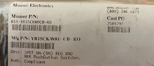 1 - Mouser Electronics YB15CKW01-CB-RO NKK Switch