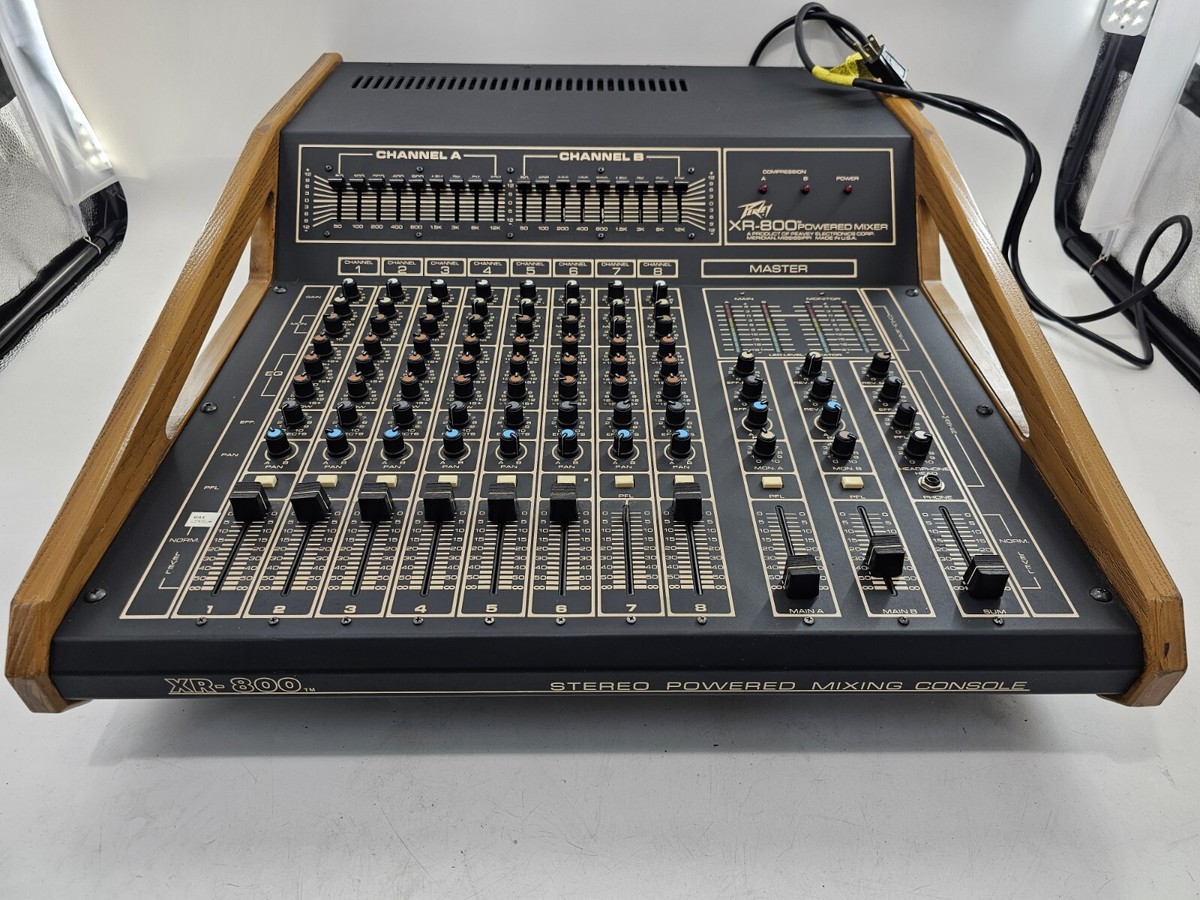 Vintage Peavey XR-800 Mixing Console | eBay