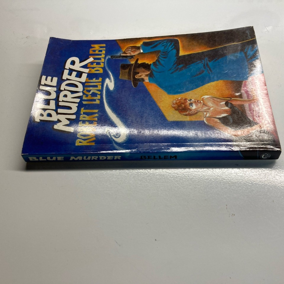 Blue Murder Robert Leslie Bellem Book First Paperback Edition 1987
