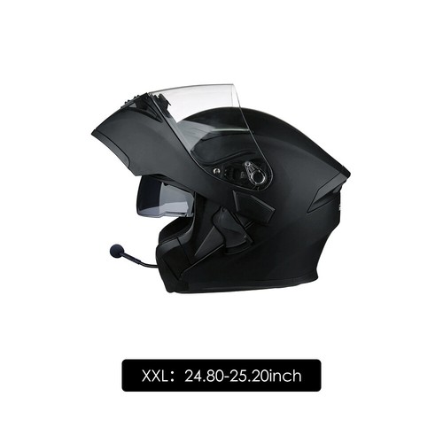 Motorcycle Helmet With Bluetooth Headset Modular Flip-Up Motorbike Helmets DOT - Picture 20 of 21