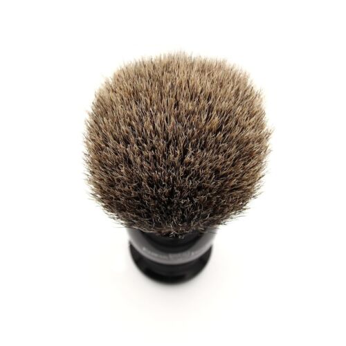 Edwin Jagger Traditional Handmade Shaving Brush Super Badger M-XL With Stand NEW - Picture 3 of 12