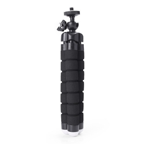 Mini Trípode Soporte Portátil Flexible para Cámara Gopro SLR DV Canon Nikon Negro - Imagen 6 de 8