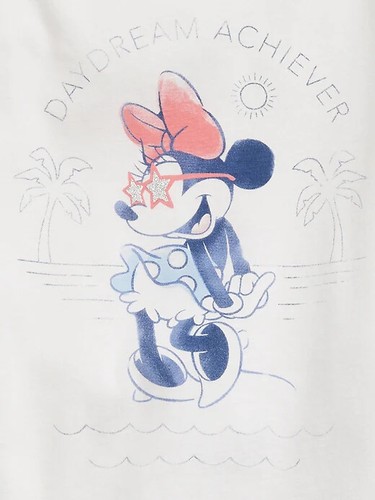 GAP GIRLS DISNEY 100% ORGANIC COTTON GRAPHIC TWO-PIECE PJ SET $44.95 SZ 8 BNWT - Picture 2 of 2
