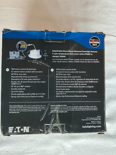 Halo RA4, 4” LED Adjustable Gimbal Downlight Dimmable Retrofit Wet Rated 5000k - Picture 5 of 8
