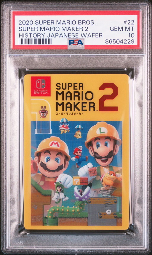 PSA10 No.22 Super Mario Maker 2 Super Mario History Card PSA10 No.22 Super Mario Maker 2 Super Mario History Card