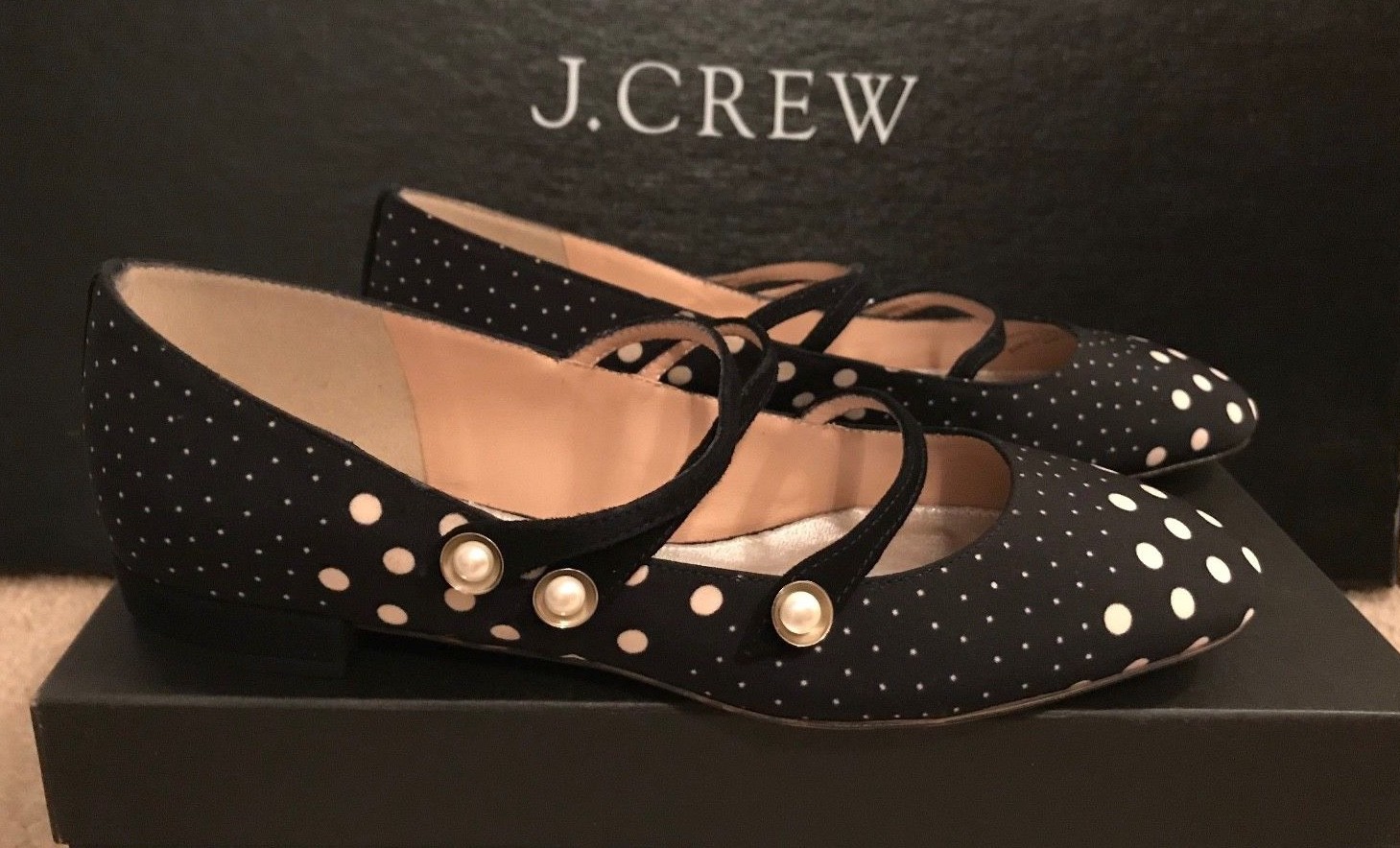 Venta de liquidación de temporada Descuento por tiempo limitado J.Crew Tiras Lunares Bajas SIZE 8m Black G8007 Venta de liquidación de por temporada Descuento por de tiempo limitado J.Crew Tiras Lunares Bajas SIZE 8m Black G8007 825621