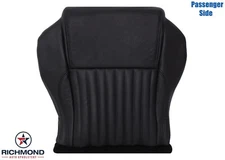 2004-2005 Ford Thunderbird-Passenger Bottom Replacement Leather Seat Cover Black