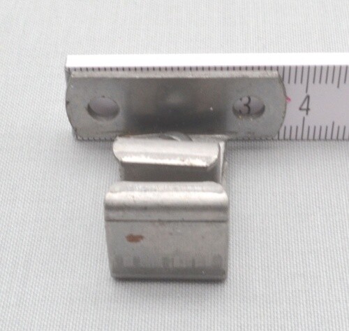 2 Wandträger für U-Schienen Abstand 25mm silberfarben - Bild 2 von 3
