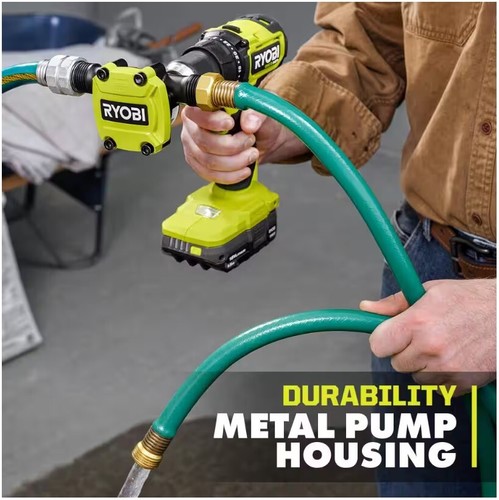RYOBI 1/4" Hex Shank Drill Water Pump With Intake Hose - Picture 5 of 10