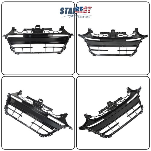 Grille Grill Lower For Honda Accord 2018-2020 New PAINTED GLOSSY BLACK - Foto 16 di 16