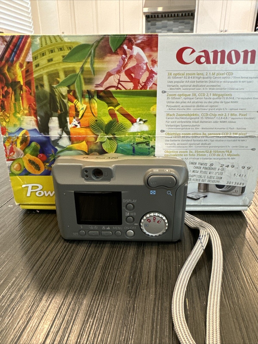 Buy Canon PowerShot A20 2.0MP Digital Camera online | eBay