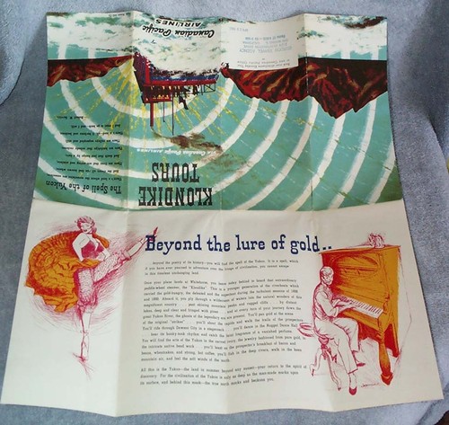 Canadian Pacific Airlines KLONDIKE TOURS Brochure &Tour Agenda Booklet 1955 - Picture 4 of 5