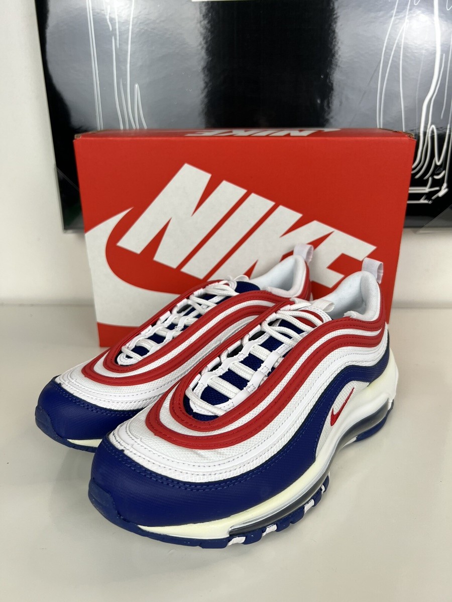 Nike Air Max 97 GS White University Red CW5856 100 Size 6Y