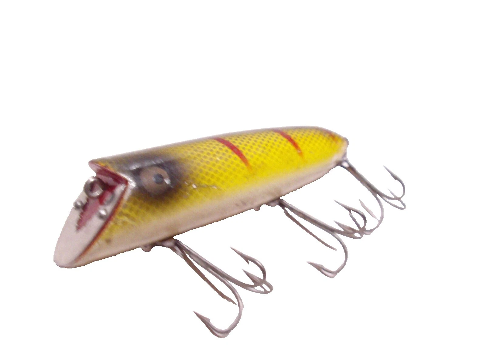 Vintage Madera Heddon señuelos de pesca en superficie Vintage