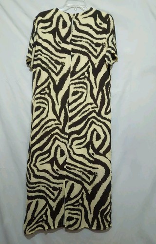 NWT Anthropologie Cory Lynn Calter Dress Zebra Print Midi Womens Small Org $168. - Picture 4 of 13
