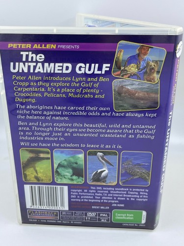 The Untamed Gulf - Peter Allen Presents (DVD, 1990) Doco (FREE POST) - Picture 3 of 3