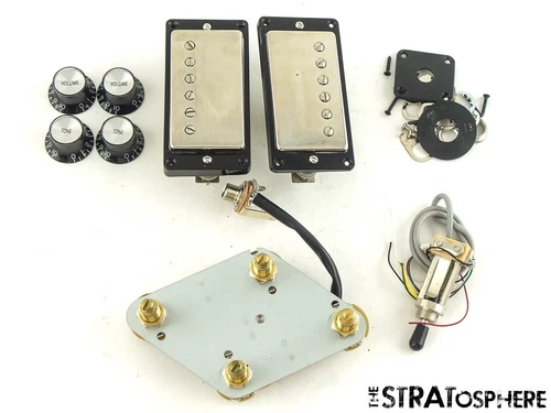 Gibson Les Paul Standard 60s Burstbucker 61R 61T PICKUPS POTS KNOBS, Alnico V