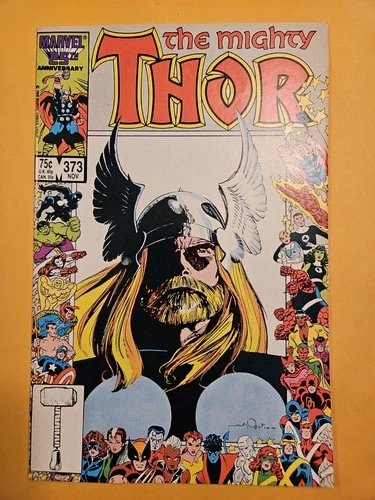 The Mighty THOR #373 vintage Marvel comic book 1986 VERY FINE/NEAR MINT