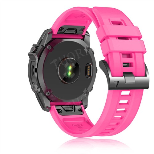 Quick Fit Armband für Garmin Fenix 8 E 7 7X 6 6X Pro 5 5X 3HR Silikon Uhrenarmband - Bild 25 von 72