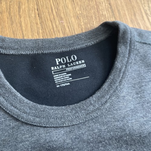 Polo Ralph Lauren besticktes Sweatshirt "P" Patch Varsity Buchstabe Herren Medium - Bild 4 von 9